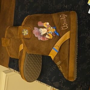 Toddler toy story woody slippers